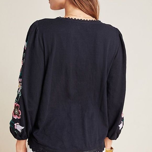 Anthropologie embroidered top - Picture 3 of 9